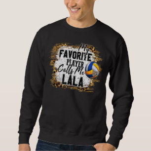 Sudadera Mi jugador favorito me llama Moth de Voleibol Yiay
