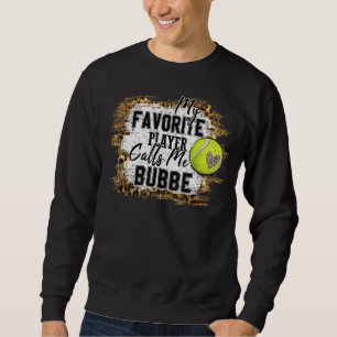 Sudadera Mi jugador favorito me llama Tenis Bubbe