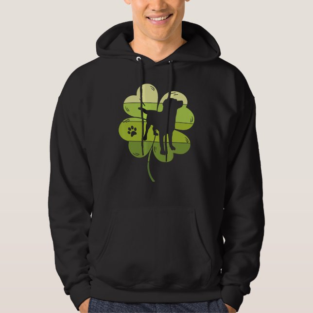 Sudadera Mi Labrador Es Mi Afortunado Día De Pun St Patrick (Anverso)