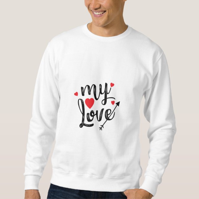 Sudadera Mi logotipo de amor (Anverso)
