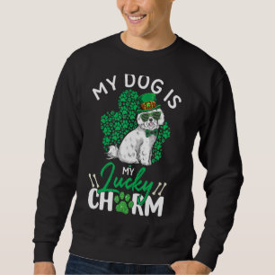 Sudadera Mi Maltés Es Mi Afortunado Encantador Perro Que Le