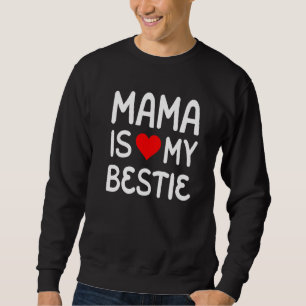 Sudadera Mi Mamá Es Mi Escuadrón Bestie Mejor Amigo Con Cor
