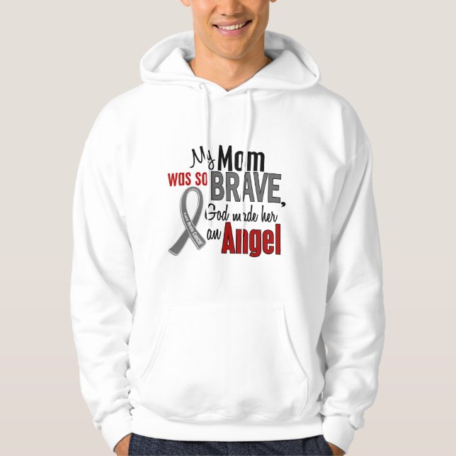 Sudadera Mi mamá es un cáncer de cerebro del ángel 1 (Anverso)