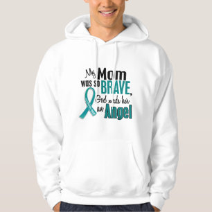 Sudadera Mi mamá es un cáncer ovárico del ángel 1