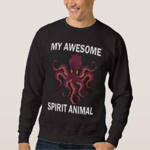 Sudadera Mi maravilloso espíritu de pulpo animal Octopus oc