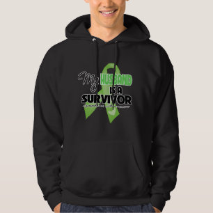 Sudadera Mi marido es un superviviente - linfoma