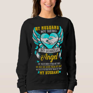 Sudadera Mi marido, mi héroe, mi ángel de la guarda, puede