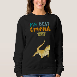 Sudadera Mi Mejor Amigo Es Un Dragón Con Cabeza Beardie Liz