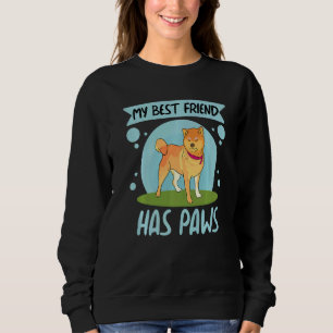 Sudadera Mi mejor amigo tiene patas mujeres Corgi amor perr