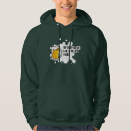 Sudadera Mi mejor dieta es una cerveza – Regalo divertido p