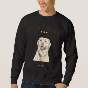 Sudadera Mi Mejor Terapia Es Mi Perro Labrador