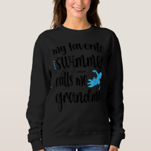 Sudadera Mi nadador favorito me llama abuela Swim