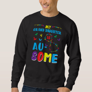 Sudadera Mi Nieta Autista Es Un Increíble Autismo Adquirido