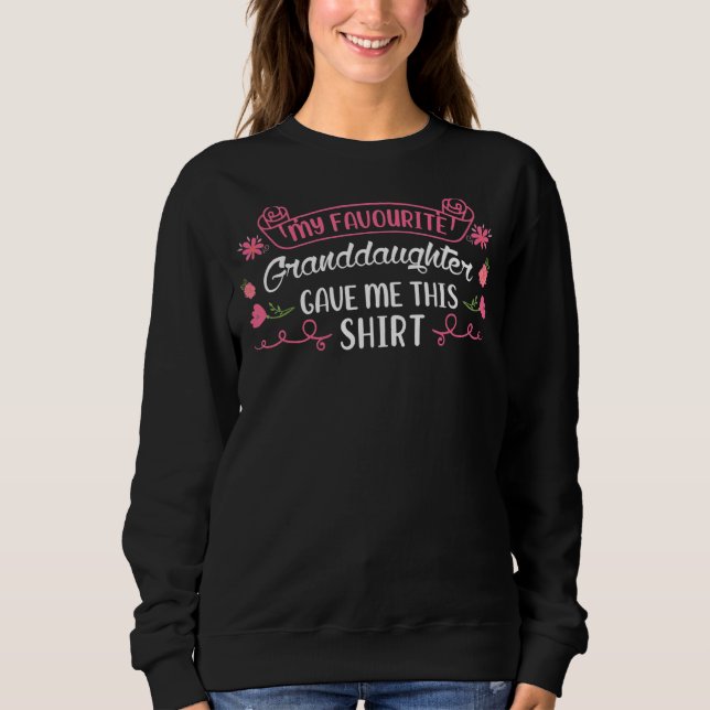 Sudadera Mi nieta favorita (Anverso)