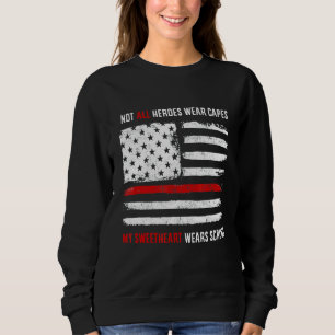 Sudadera Mi novia lleva manchas para la enfermería Thin R