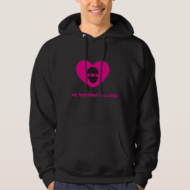 Sudadera mi novio es un ninja (Anverso)