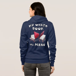 Sudadera Mi Otro Libro Es Un Piano, Para Músico De Teclado