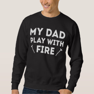 Sudadera Mi papá juega con el hijo del bombero