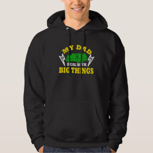 Sudadera Mi papá maneja cosas grandes camión de basura basu