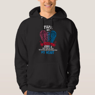 Sudadera Mi papá mi ángel que ve por mi espalda nunca se fu