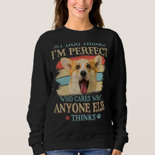 Sudadera Mi perro cree que soy el perfecto estilo retro de