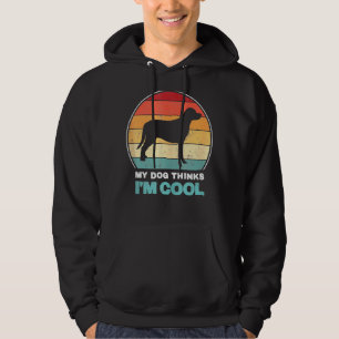 Sudadera Mi perro cree que soy Guay Vintage Labrador Dog Si