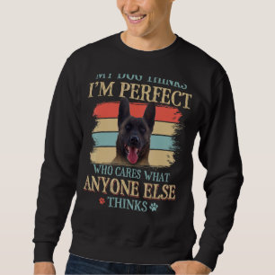 Sudadera Mi perro cree que soy un perfecto retro holandés d