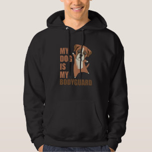 Sudadera Mi Perro Es Mi Guardaespaldas Boxers Cuidados