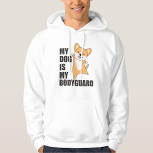 Sudadera Mi Perro Es Mi Guardaespaldas Perros Corgi Cute An