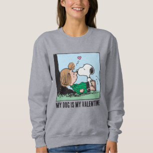 Sudadera Mi perro es mi San Valentín   Peppermint Patty & S