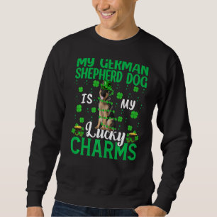 Sudadera Mi Perro Pastor Alemán Es Mi Afortunado Encanto De