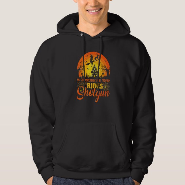 Sudadera Mi perro Staffordshire Bull Terrier conduce escope (Anverso)