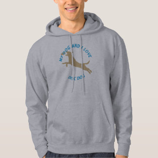 Sudadera Mi perro y yo amamos el perro del disco