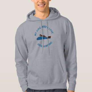 Sudadera Mi perro y yo amamos el salto del muelle