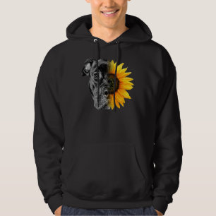 Sudadera Mi Pitbull Es Un Girasol Que Comparte Un Hippie Su