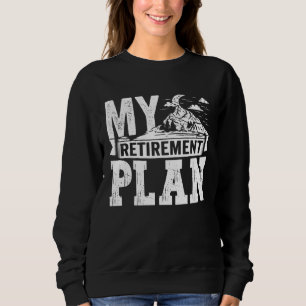 Sudadera Mi plan de jubilación de viaje al aire libre para 