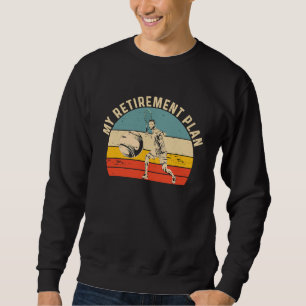 Sudadera Mi Plan de Jubilación Eslogan de Tenis Tenis Antig