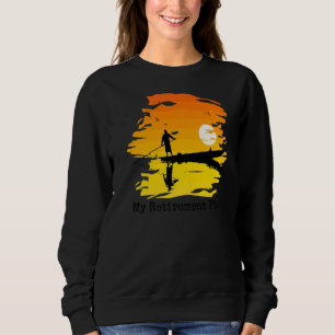 Sudadera Mi plan de retiro Boating Sunset Lake Reflection