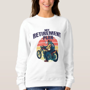 Sudadera Mi plan de retiro para la motocicleta
