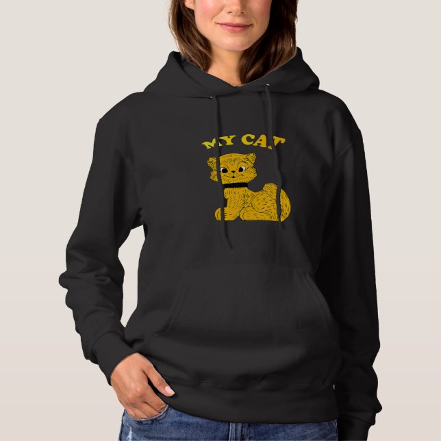 Sudadera Mi precioso modelo de gato (Anverso)