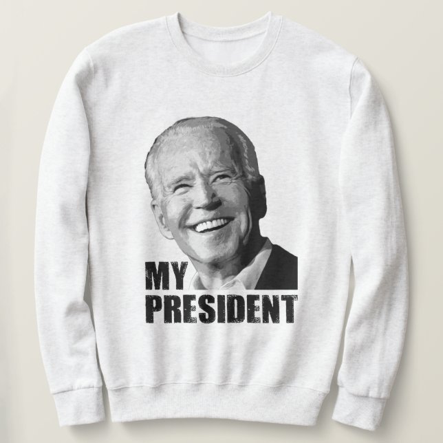 Sudadera Mi presidente Biden, en contra del triunfo (Anverso del diseño)