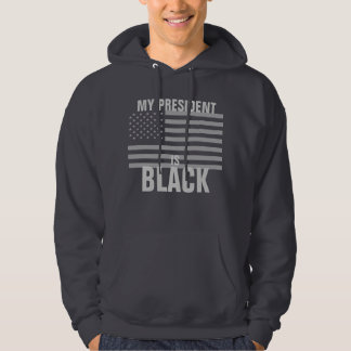 Sudadera Mi presidente es negro