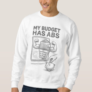 Sudadera Mi presupuesto tiene humor financiero de bolsillo