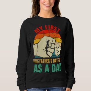 Sudadera Mi primer día de padre como papá maravilloso día d