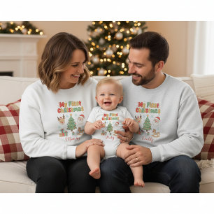 Sudadera Mi Primer Navidad como Mami Regalo para Nueva Mamá