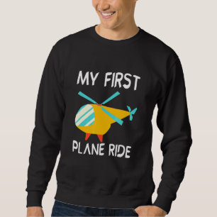 Sudadera Mi primer viaje en avión —