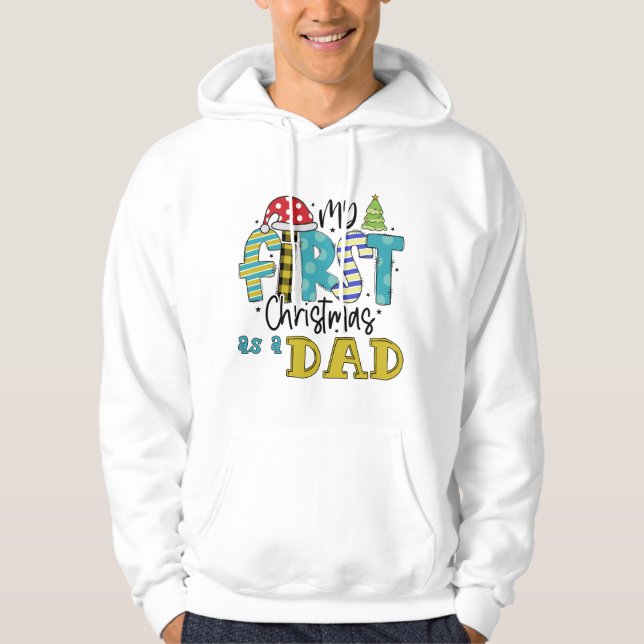Sudadera Mi primera Navidad como papá (Anverso)