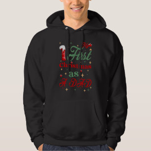 Sudadera Mi primera Navidad como patrona de los hombres neg