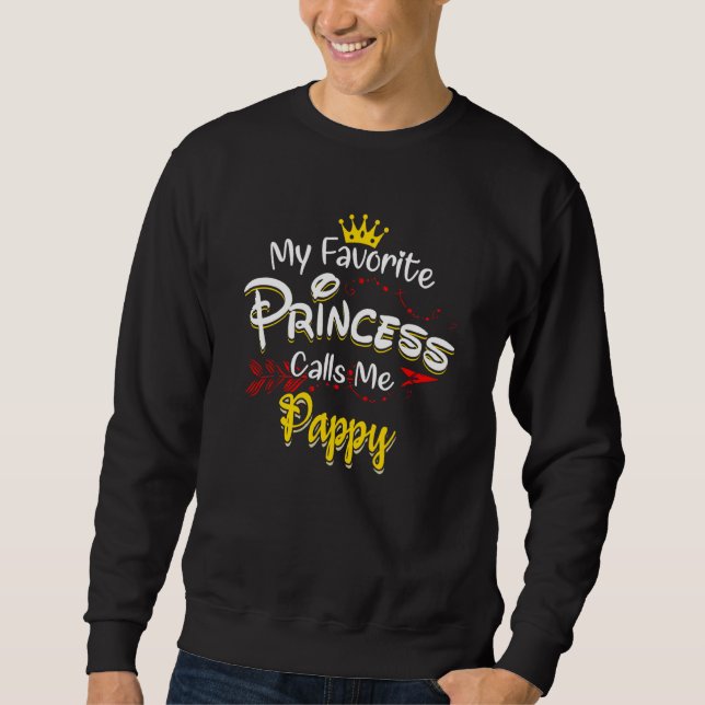 Sudadera Mi princesa favorita me llama Pappy (Anverso)