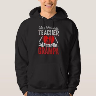 Sudadera Mi profesor favorito me llama Grampa
